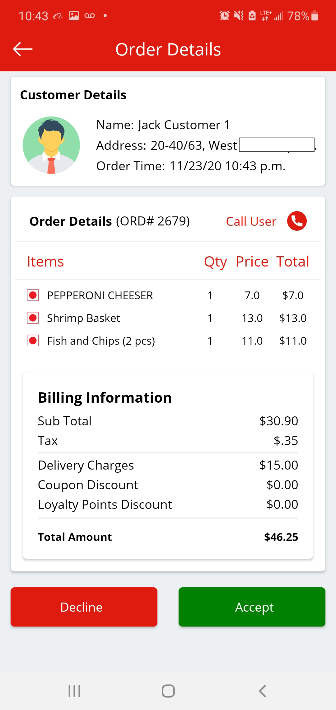 Online Ordering and Delivery Management System IQ Interactive